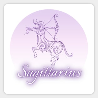 Spherical Zodiac Sagittarius Sticker